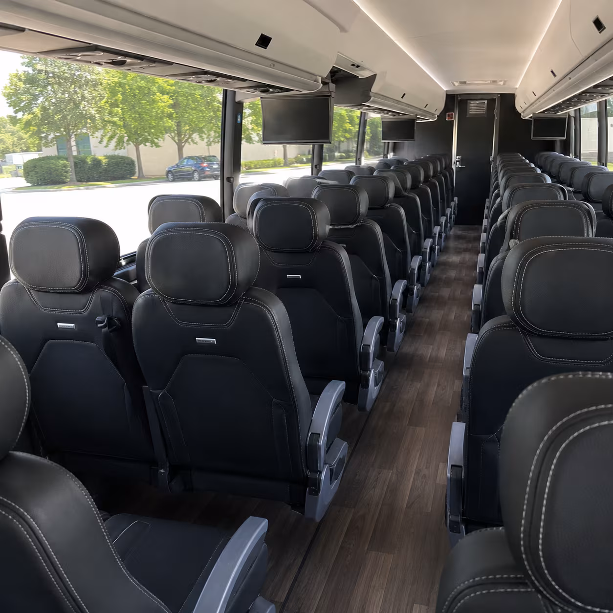 worcester charter bus interior gallery
