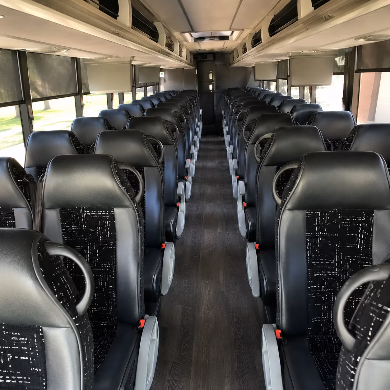 worcester charter bus rental inside